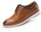 Cusolemore Herren Anzugschuhe Schnürhalbschuhe Männer Businessschuhe Turnschuhe Freizeitschuhe, runde Zehe, Gummi-Außensohle, leichtes weiches Snug Fit Design Brown 45