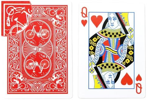 Cartes à Jouer de Magie Marquées, Voir Les Cartes à Jouer Nouveau Secret Cartes avec Marquages Discrets pour Magiciens Tours de Magie de Rue Illusion Jouet de Casse-tête et Jeu Régulier