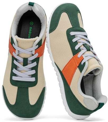 SAGUARO Zapatillas Barefoot Hombre Calzado Minimalistas con Puntera Ancha para Uso Diario, Talla 39-48