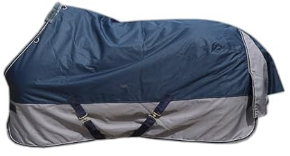 Winterdecke 50g Füllung 600D TYREX EquiTheme Marineblau/grau 105cm