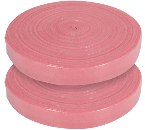 Golvvärme kantremsor, självhäftande golvvärme, kantisolering, 2 rullar 20 meter, 50 x 5 mm, kantisoleringsremsor för utjämningsmassor, EPE speciella kantremsor, snedsänmmar för golvvärme
