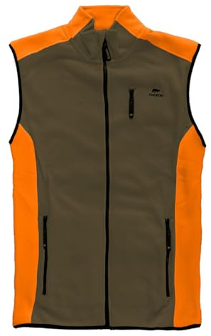 FORSBERG Bjarkir Weste, Farbe:dunkeloliv/orange, Größe:L