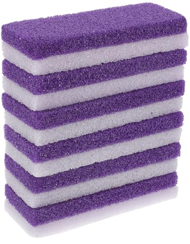 DECORNIJIA 6 Piezas Herramienta De Piedra Pómez Para Pedicura De Piedra Pómez Para Belleza De Pies Para Eliminar Callos Morado Para Quitar Durezas De Talones
