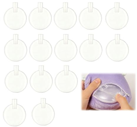 CloudWei SmartSelect 15 Pcs Dogs Squeakers Replacement, Round Press Squeaky Dog Toy, Noise Maker Insert Airbag Pheasant Dog Toys, Large Dogs Toy Replacement For Pet Supply Cat Toys Repair (45mm)