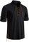 LucMatton Herren Retro Schnürung Mittelalter Kostüm Hemden für Halloween Cosplay Wikinger Pirat Steampunk Vampir Renaissance Gothic Viktorianische Kleidung Schwarz Klein
