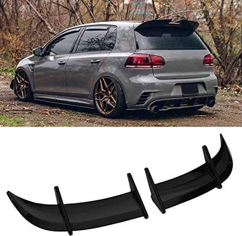 Spoiler Posteriore, Spoiler per Bagagliaio Posteriore per Auto Stile AK, Ala per Coperchio dello Spoiler Posteriore con Riduzione della Pressione ABS Compatibile con i Modelli (Nero lucido)