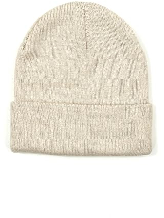 The ScotchMan Herren Damen Outdoor Beanie Strickmütze Wollmütze Einheitsgröße Natur