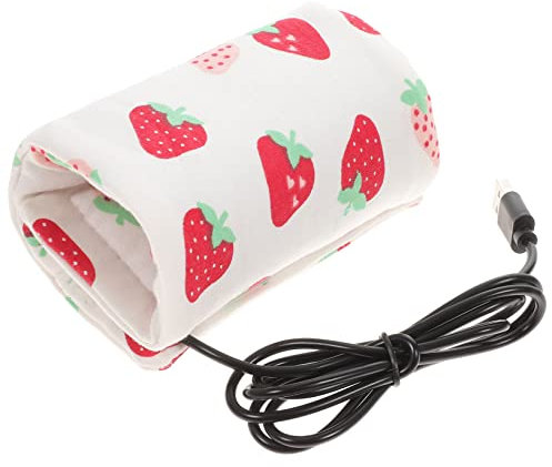 Abaodam Usb Tragbare Thermotasche Für Babyflaschen Flaschenwärmer Für Unterwegs Gleichmäßige Heizfunktion Kompakt Und Platzsparend Für Stillmilch Und Reisen