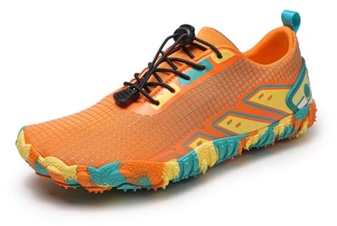 Barefoot Shoes Mens Womens Wide Toe Trail Running Trainers Lightweight Comfortable Workout Shoes for Hiking Fitness Walking Unisex