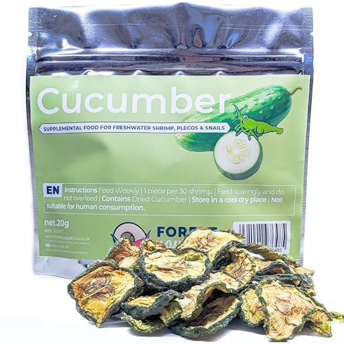 Cucumber Slices Food for Plecos, Shrimp & Snails (20g)