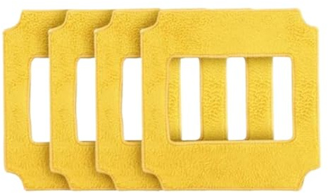 4pcs Mops For Square Robot Window Ceaner Auto Glass Cleaner Win660 / RL880 / RL1188