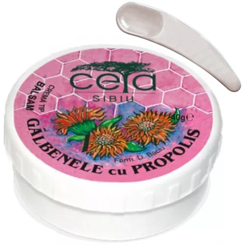 CETA Unguento Calendula e Propoli 40g – Cicatrizzante per piccole ferite e abrasioni, coadiuvante per Dermatiti, Eczemi - calma Arrossamenti, Prurito e Bruciore - Riduce imperfezioni e punti neri
