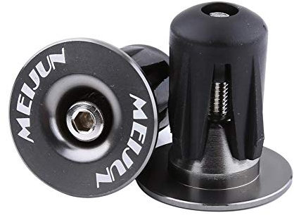2 Stück Fahrrad Lenker End Stopfen,Lenkeopfen,2 Stücke Fahrradlenker Etopfen Bunte Aum Fahrradlenker Lenkergriffe Etopfen Bike Bar Endkappen Bike Zubehör Für Mounta Rennrad (Bräunen)