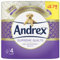 London Grocery Andrex Supreme Quilts Toilet Tissue, 4 Quilted Toilet Rolls x Case of 6