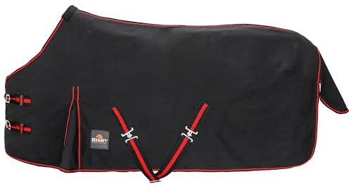 Start Pony - Coperta per Cavalli, Coperta per Le Mezze Stagioni Con Fodera in Pile Polare o Imbottitura in 0 g, 100 g, Con Cinghia
