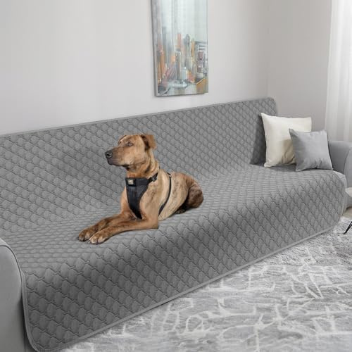 TAIKURA Manta Impermeable de una Sola Cara para Perro, Manta Antideslizante para Mascotas, Protector de Muebles, Funda Lavable para Cama de Perro para Cachorros, Perros Grandes y Gatos (82 x 82