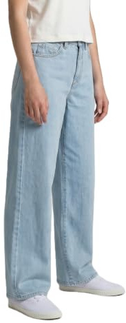 TOM TAILOR 1041068 Jeans de Pierna Ancha para niños, 10111-Clean Bleached Blue Denim, 146