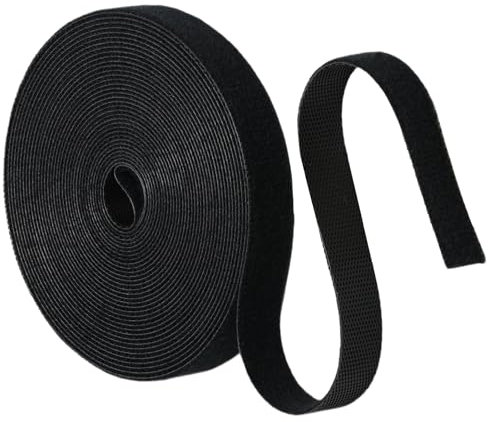 Câble Réutilisables Réglables Noires, Cable Scratch Serre, Attache Cable Réutilisables Nylon, Sangle Scratch Pour Rangement Cable, Bande Cable Pour à La Maison et Au Bureau