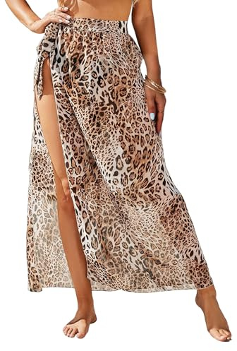 Koerye Verano Pareos de Playa Chiffon Mujer Bikini Corto Elegante Falda Camisolas Pareo para Mujer Vestido Sarong