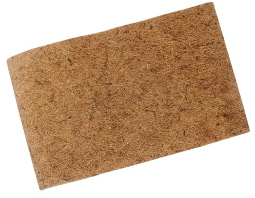 FIXOSHEE Alfombra de Terrario para Reptiles Fibra Natural, Sustrato para Jaulas de Tortuga y Dragón Barbudo, Tamaño 60x40x1 Cm, Buena Permeabilidad y Fácil Limpieza, para Uso en Terrarios