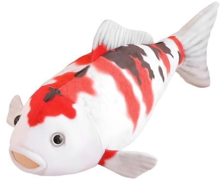 Fisk Mjukisdjur 75 cm Koi Mjuk | Koi Fisk Ett Mjukisdjur För Flickvän Alla Hjärtans Dag Födelsedag Barn Vuxna Flickor Pojkar Sovrum Soffa Bil