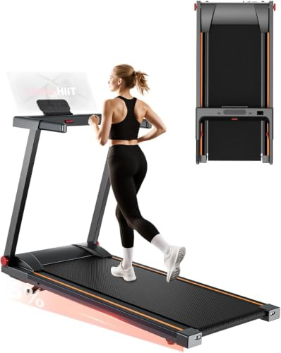 Superun 6-12% Manual/Auto Incline Foldable Treadmills for Home 12-18km/h | 95-130cm Running Area, 136kg-181kg Capacity Treadmill for Home Foldable 3-3.5HP Running Machine with HIIT & MIIT Programs