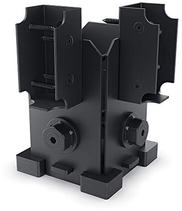 Ozco Building Products 51730 Ironwood 4x4 Twin Rail Saddle (1 per Pack)