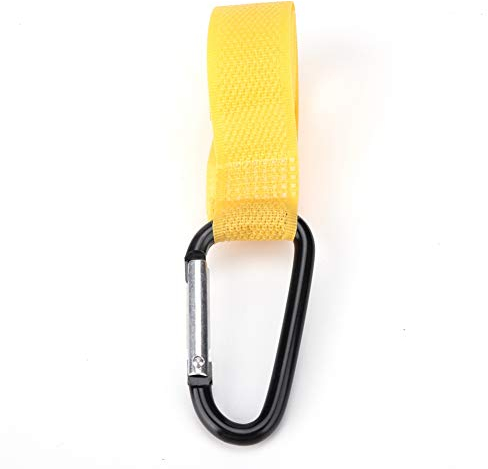 10 Teile/satz Mehrzweckhaken Kinderwagen Haken Bunte Mama Haken Tasche Clips Wickeltaschen Kleiderbügel Haken(Gelb)