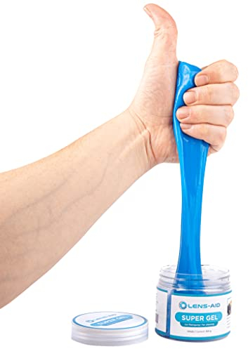 Lens-Aid Reinigungsgel für Tastatur, Laptop, Kamera etc. Cleaning Gel als Reinigungsmasse für Rillen, Lücken und Schlitze, Zwischenräume, Auto-Lüftung