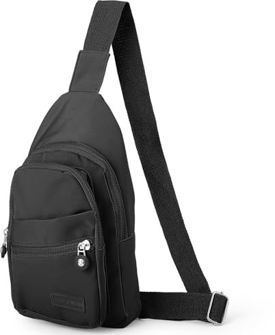Zuimei Sling Bag Chest Bag for Women Men Waterproof Shoulder Bag Anti Theft Crossbody Bag, One Strap Small Backpack Lightweight Small Rucksack for Travel Hiking