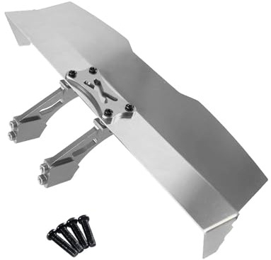 JOYSOG Metal Rear Wing for Hyper Go 1/16 16207 H16PL RC Car Tail Wing Rear Spoiler Wing Upgrade Parts