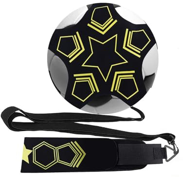 OYUUJII Football Kick Entraîneur Solo Entraînement,Ceinture D'entraînement de Football,Entraîneur de Coups de Pied de Feetball pour Enfants et Adultes Débutants Convient aux Balles Taille 3,4,5