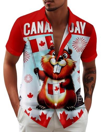 Camisa Vestir Hombre Corte Entallado Informal Formal Negocios Bolsillo Pecho Estampado Canadiense Verano Tela Cómoda Transpirable