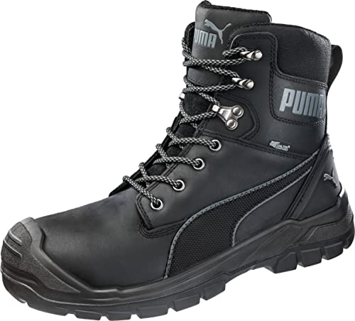 PUMA Safety Conquest Stone HIGH Work Boots Safety Boots S3 HRO SRC fibreglass Cap Penetration Protection Non-Slip Heat Resistant Men
