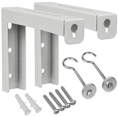 Maclean MC-923 Aufhängehalterung für Beamer- und Projektionsleinwände Wandhalterung Einstellbarer Wandabstand max. 25kg