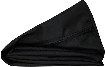 POKAR Waterproof Cushion Covers for Euro Pallet Cushions - 1x Seat Cushion 120x80, Black