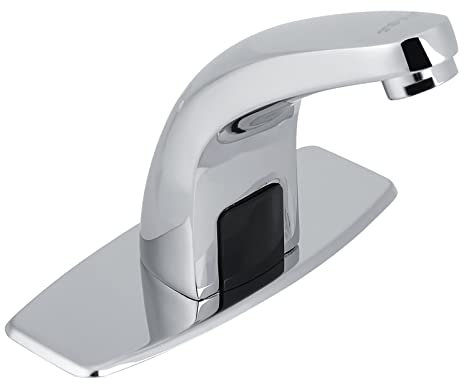 Grifo automático con sensor de infrarrojos, aleación de zinc duradera, latón, acabado cromado, caja de control, ideal para uso doméstico y comercial