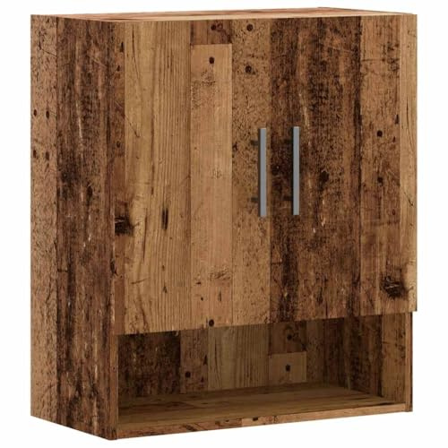 vidaXL Armadietto a Muro Legno Antico 60x31x70 cm in Truciolato, Mobile a Muro, Mobile espositivo, portaoggetti da Parete, arredo da Soggiorno