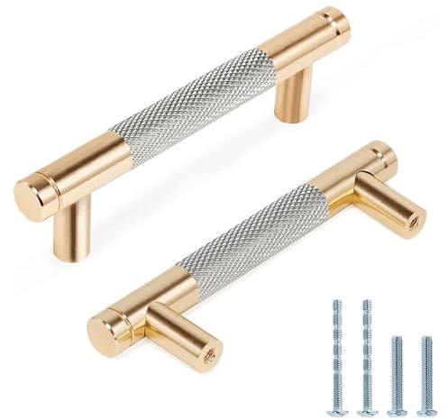 Ndjiloik 6 stycken skåphandtag möbelhandtag 96 mm kökshandtag dörrhandtag kök köksskåp aluminium dörrhandtag kök