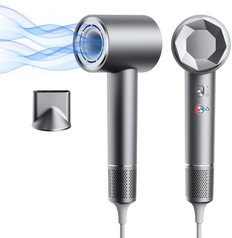 Tiamo High-Speed Hair Dryer - Ultra-Fast Drying, Low Noise, Lightweight Design for Home & Travel Use, Perfect for Men, Women, and Professionals