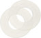 2 Pièces Joints de Rechange pour Soupape de Chasse d'Eau, Rondelles en Plastique Blanc, Dimensions 63 mm x 32 mm x 3 mm, Compatible avec Modèles 816.418.00.1