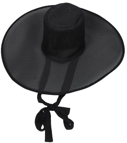 LUOZZY Korean Traditional Joseon Dynasty Costume Hat with Black Ribbon for Stage Performance Christmas Party