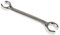 SENRISE Flare Nut Spanner 1PCS Double End Open Ring Spanner Brake Pipe Spanner Metric for Home and Auto Repairing (22x24mm)