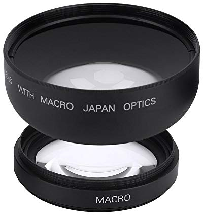 Lente Universal Macro 52mm Lente Gran Angular 0,45 para