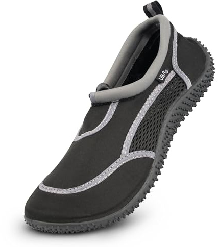 Urban Beach Unisex Mono Toggle Walking Shoe, Black, 6 UK