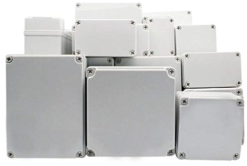 Supertool Project Box, ABS Plastic Cover IP67 Waterproof Electronic Junction Box for DIY Instrument (1 Piece), Light Grey (200 x 150 x 75mm)