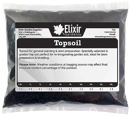 Elixir Gardens Premium Graded Screened Topsoil 10L