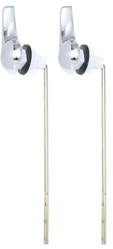 Lot De 2 Leviers De Chasse D'Eau En Fer Pour Réservoir De Toilette, Poignée De Remplacement Universelle, Facile À Utiliser Et Esthétique