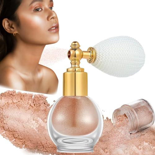 HTRUIYATY Spray Purpurina Corporales Polvo de Hadas Maquillaje,Glitter Spray Brillos para la cara para Fiestas,Bailes,Festivales