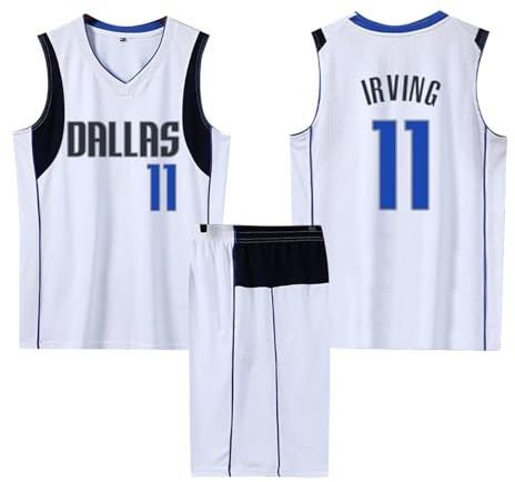 2-Teiliges Kinder/Erwachsener Basketball Trikot Set, Kinder/Erwachsene Basketball Trikot Shirt und Shorts, Kinder/Erwachsener Basketball Weste + Shorts Weiß XS